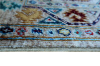 Teppich Orient Ziegler Filpa 83x310 cm 100% Wolle Handgeknüpft Carpet Rug beige