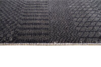 Teppich Orient Ziegler Modern 200x300 cm 100% Wolle Tappeto Handgeknüpft schwarz