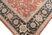 Teppich Orient Ziegler Chobi 250x300 cm 100% Wolle Rug Carpet Handgeknüpft rot