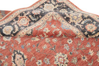 Teppich Orient Ziegler Chobi 250x300 cm 100% Wolle Rug Carpet Handgeknüpft rot