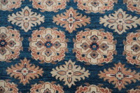 Teppich Orient Ziegler Ariana  200x300 cm 100% Wolle Rug Handgeknüpf blau gold