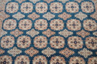 Teppich Orient Ziegler Ariana  200x300 cm 100% Wolle Rug Handgeknüpf blau gold