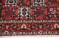 Teppich Perser Orient Felder Bekhtiar  250x350 cm 100% Wolle Handgeknüpft rot