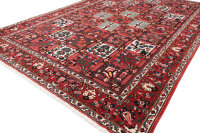 Teppich Perser Orient Felder Bekhtiar  250x350 cm 100% Wolle Handgeknüpft rot