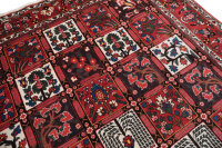 Teppich Perser Orient Felder Bekhtiar  250x350 cm 100% Wolle Handgeknüpft rot