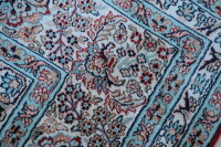 Teppich Orient Kaschmir Seide Handgeknüpft 250x300 cm 100% Reine Seide Rug rot