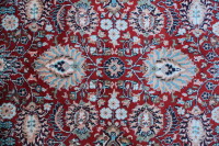 Teppich Orient Kaschmir Seide Handgeknüpft 250x300 cm 100% Reine Seide Rug rot