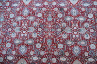 Teppich Orient Kaschmir Seide Handgeknüpft 250x300 cm 100% Reine Seide Rug rot