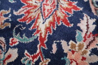 Teppich Orient Kaschmir Seide Handgeknüpft 250x300 cm 100% Reine Seide Rug blau