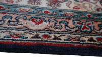 Teppich Orient Kaschmir Seide Handgeknüpft 250x300 cm 100% Reine Seide Rug blau