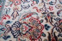 Teppich Orient Kaschmir Seide Handgeknüpft 250x300 cm 100% Reine Seide Rug blau