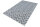 Leder Teppich Tappeto 150x240 cm Rindsleder Rug Cowhide Kuhfell grau creme