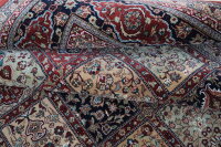 Teppich Orient Indo Felder Ghom 250x300 cm Carpet 100% Wolle Handgeknüpft terra