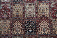 Teppich Orient Indo Felder Ghom 250x300 cm Carpet 100% Wolle Handgeknüpft terra