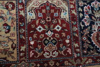 Teppich Orient Indo Felder Ghom 250x300 cm Carpet 100% Wolle Handgeknüpft terra