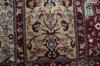 Teppich Orient Indo Felder Ghom 250x300 cm Carpet 100% Wolle Handgeknüpft terra