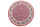 Teppich Orient  Himla Herati Rund 100x100 cm 100% Wolle Handgeknüpft creme rot