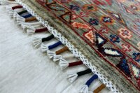 Teppich Orient Ziegler Khorjin 180x270 cm 100% Wolle Handgeknüpft Carpet Grau