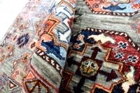 Teppich Orient Ziegler Khorjin 180x270 cm 100% Wolle Handgeknüpft Carpet Grau