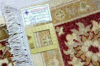 Teppich Orient Ziegler Chobi 167x220 cm 100% Wolle Handgeknüpft Rug rot beige