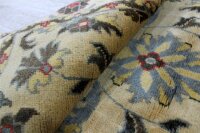 Teppich Orient Afghan Kazak Läufer 83x292 cm 100% Wolle Handgeknüpft Rug beige
