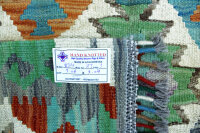 Teppich Afghan Kelim Handgewebt 100% Wolle 200x290 cm Handarbeit Handgewebt Rug