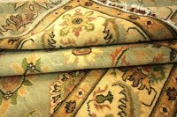 Teppich Orient Kazak 150x200 cm 100% Wolle Handgeknüpft Rug Carpet grau beige