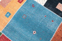 Teppich Patchwork Flachgewebe Kelim 250x300 cm 100% Wolle Handgeknüpft Rug multi