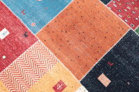 Teppich Patchwork Flachgewebe Kelim 250x300 cm 100% Wolle Handgeknüpft Rug multi