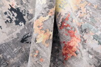 Teppich Elegance Modern 250x300 cm Tappeto Rug Wolle Viskose Handgeknüpft multi