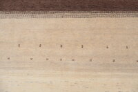 Designer Teppich Lavish fein 250x300 cm 100% Wolle Handgeknüpft Rug Braun beige