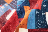 Teppich Perser Gabbeh Loribaft Nomad 250x350 cm Handgeknüpft 100% Wolle multi