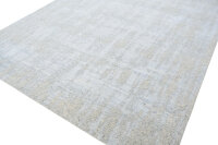 Teppich Nepal Handgeknüpft Seide Wolle Rug 250x300 cm Tappeto natur weiß