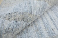 Teppich Nepal Handgeknüpft Seide Wolle Rug 250x300 cm Tappeto natur weiß