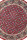 Teppich Orient  Himla Herati Rund 100x100 cm 100% Wolle Handgeknüpft Fransen rot