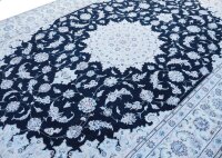 Teppich Orient Nain 9 La 250x350 cm Wolle mit Seide...