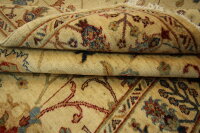 Teppich Orient Ziegler 150x200 cm 100% Wolle Handgeknüpft Ornamente Rug beige