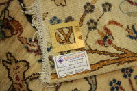 Teppich Orient Ziegler Jagd Motive 100x150 cm 100% Wolle Handgeknüpft Rug beige