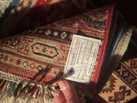 Teppich Orient Afghan Ziegler Khorjin 100x150 cm 100% Wolle Rug Handgeknüpft rot