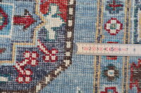 Teppich Orient Ziegler Filpa 100x150 cm 100% Wolle Handgeknüpft Carpet Rug grau