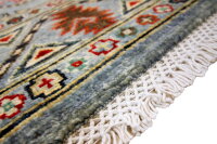 Teppich Orient Ziegler Filpa 100x150 cm 100% Wolle Handgeknüpft Carpet Rug grau
