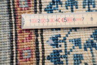 Teppich Orient Afghan Ziegler Mamluk 100x150 cm 100% Wolle Handgeknüpft grau