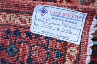 Teppich Orient Ziegler Mamluk 100x150 cm 100% Wolle Handgeknüpft Carpet rot