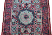 Teppich Orient Ziegler Mamluk 100x150 cm 100% Wolle Handgeknüpft Carpet rot