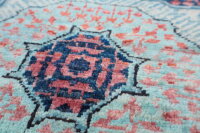 Teppich Orient Ziegler Mamluk 100x150 cm 100% Wolle Handgeknüpft Carpet rot