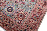 Teppich Orient Afghan Ziegler Mamluk 100x150 cm 100% Wolle Handgeknüpft Carpet