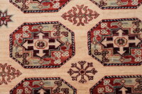 Teppich Orient Ziegler Khorjin 100x150 cm 100% Wolle Handgeknüpft Carpet beige