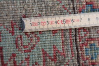 Teppich Orient Ziegler Khorjin 100x150 cm 100% Wolle Handgeknüpft Carpet grau