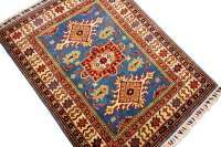 Teppich Orient Kazak 100x130 cm 100% Wolle...
