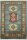 Teppich Orient Kazak 150x230 cm 100% Wolle Handgeknüpft Rug Carpet rot creme blau